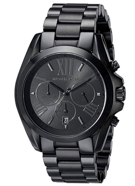 michael kors men's bradshaw blacktone chronograph watch